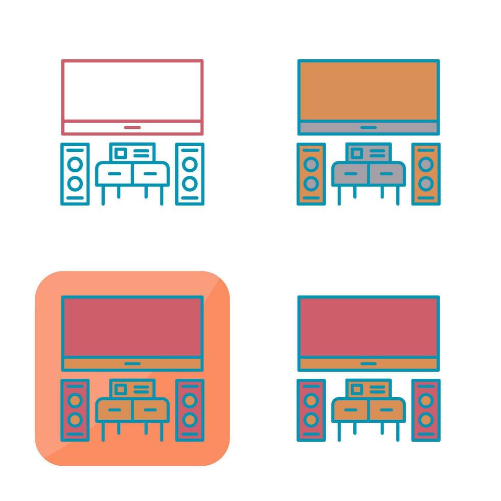 Home Theater Vector Icon