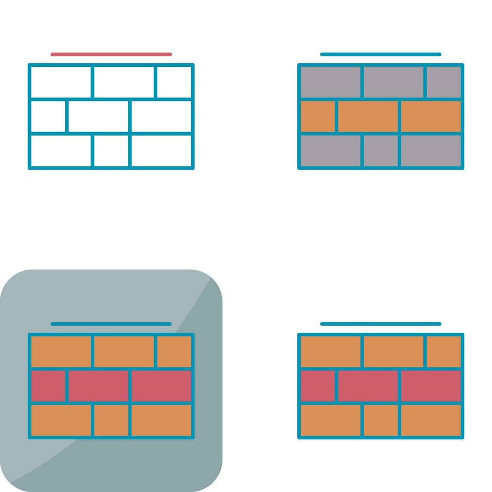 Brick wall Vector Icon