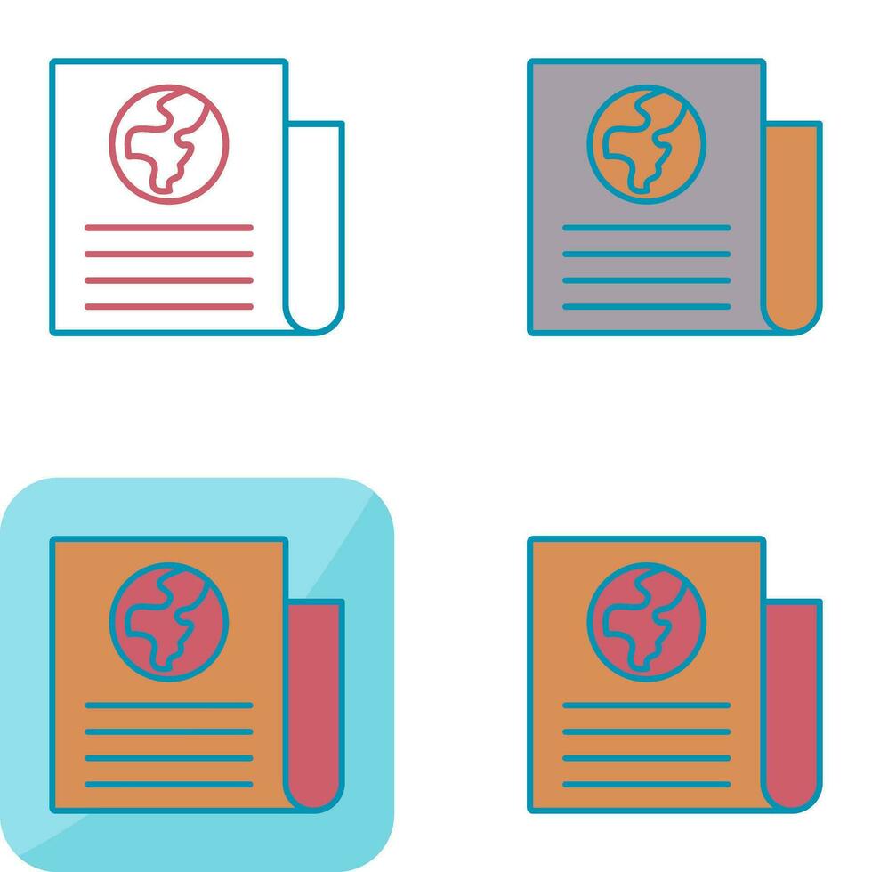 Newspaper Vector Icon