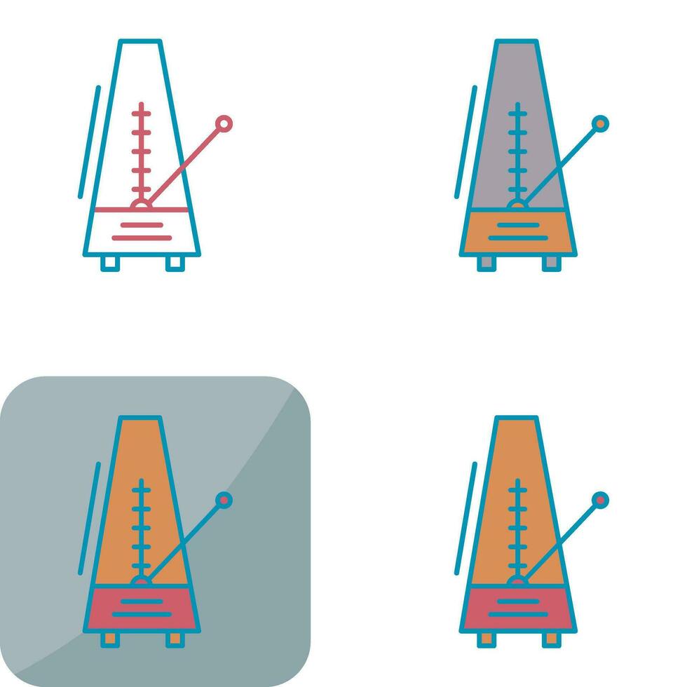 icono de vector de metrónomo