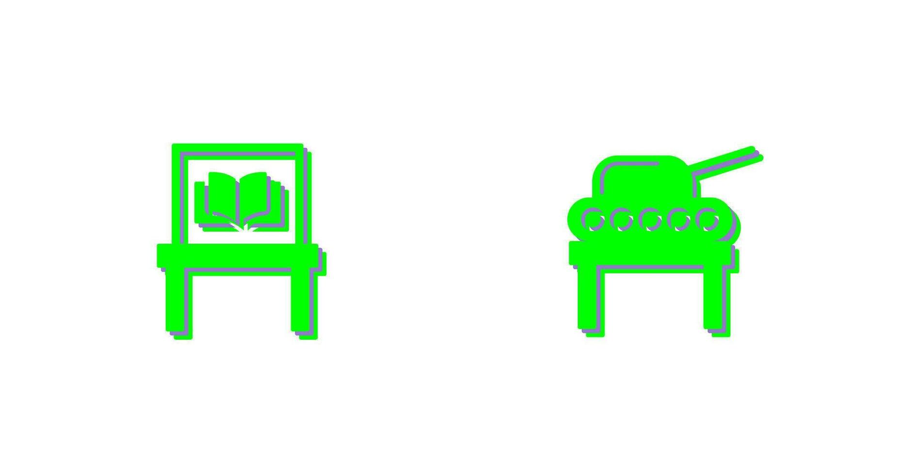 Ancient Book Exhibit and educe Icon vector