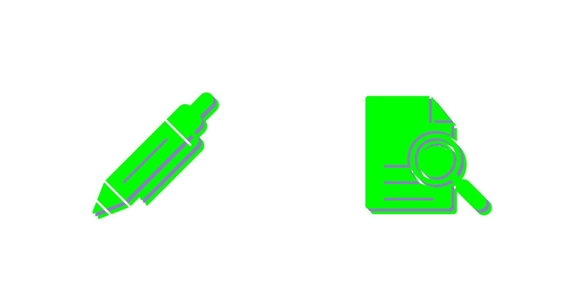 Pen and search Icon vector