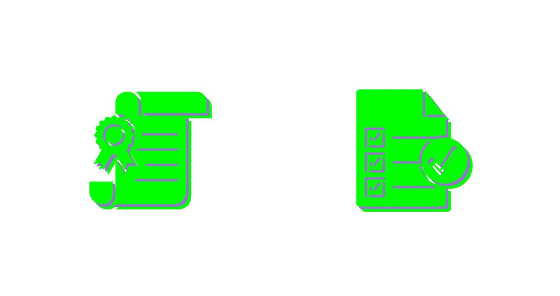 Legal Paper Approal Icon vector
