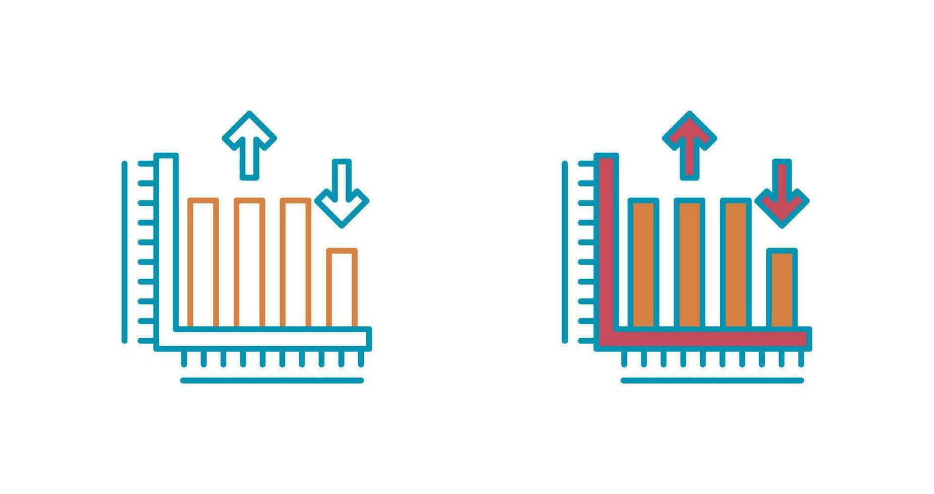 icono de vector de gráfico de barras