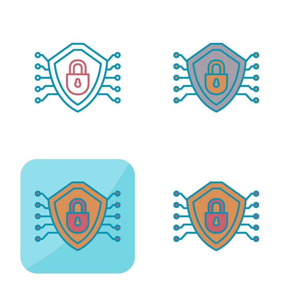 Cyber Security Vector Icon