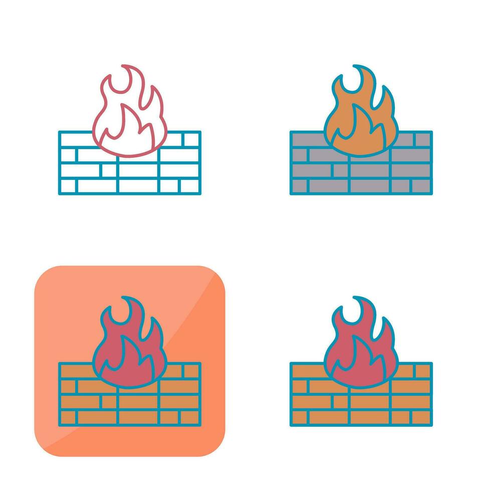 Firewall Vector Icon