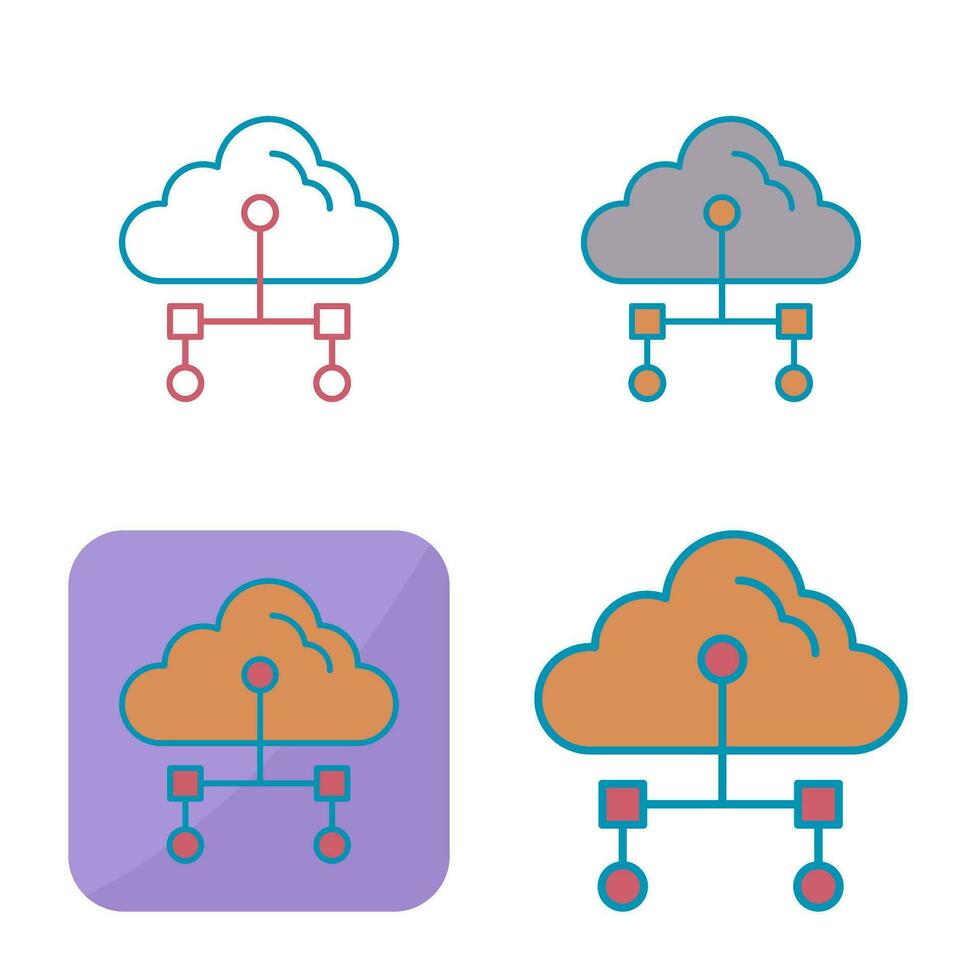 Internet Cloud Vector Icon