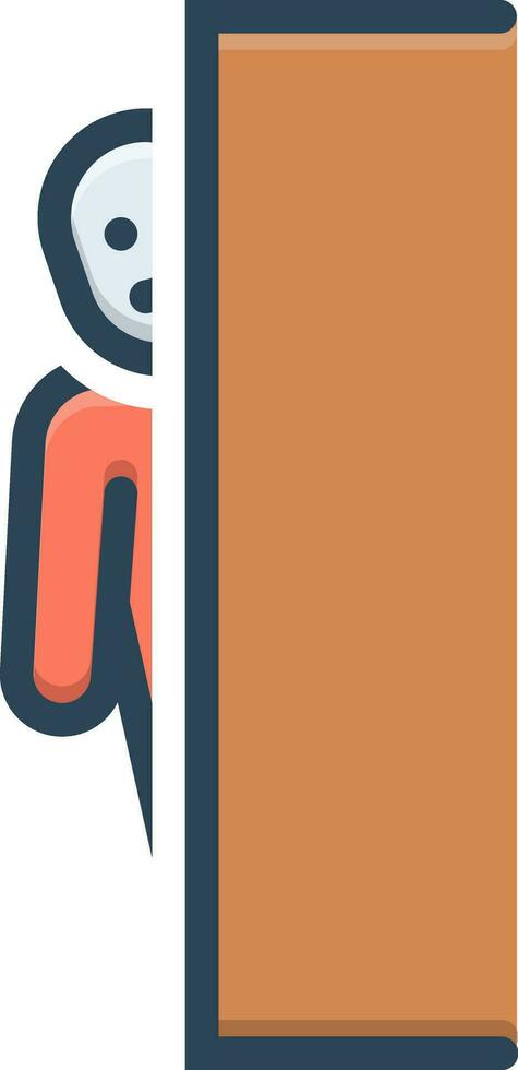 color icon for seeking vector