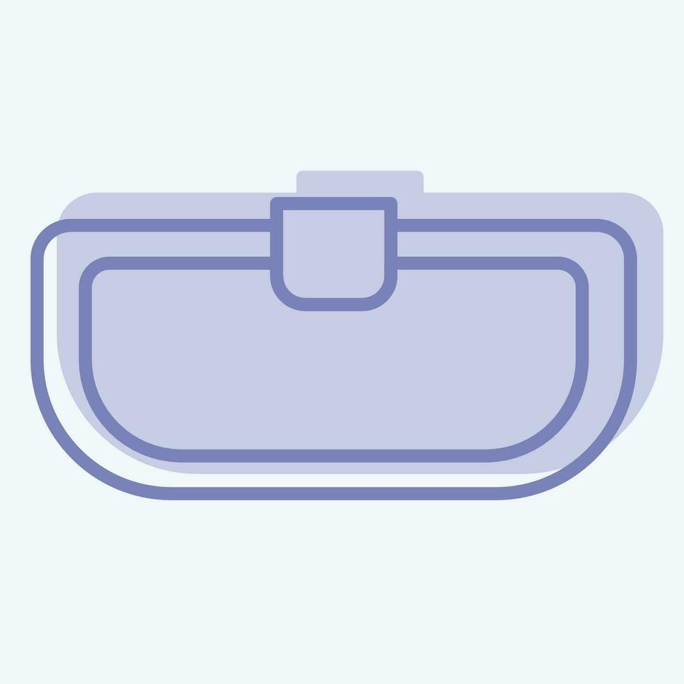 Icon Grills. related to Car Parts symbol. two tone style. simple design editable. simple illustration vector
