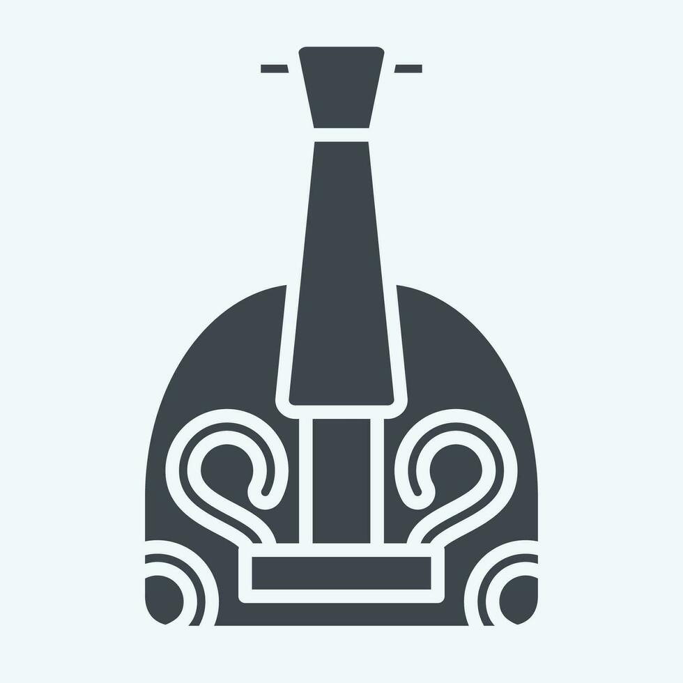 Icon Balalaika. related to Russia symbol. glyph style. simple design editable. simple illustration vector