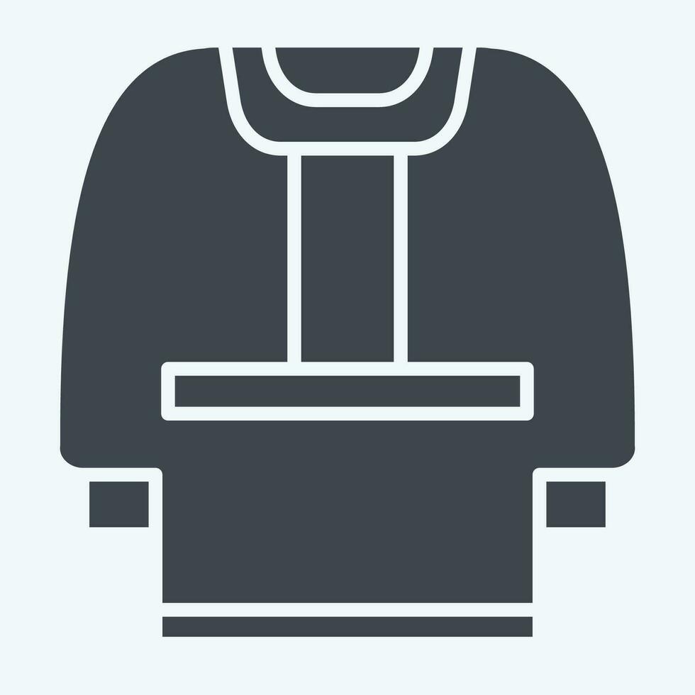 Icon Clothes. related to Russia symbol. glyph style. simple design editable. simple illustration vector
