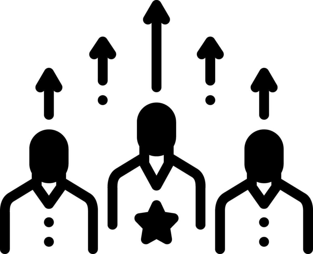 solid icon for promotion vector