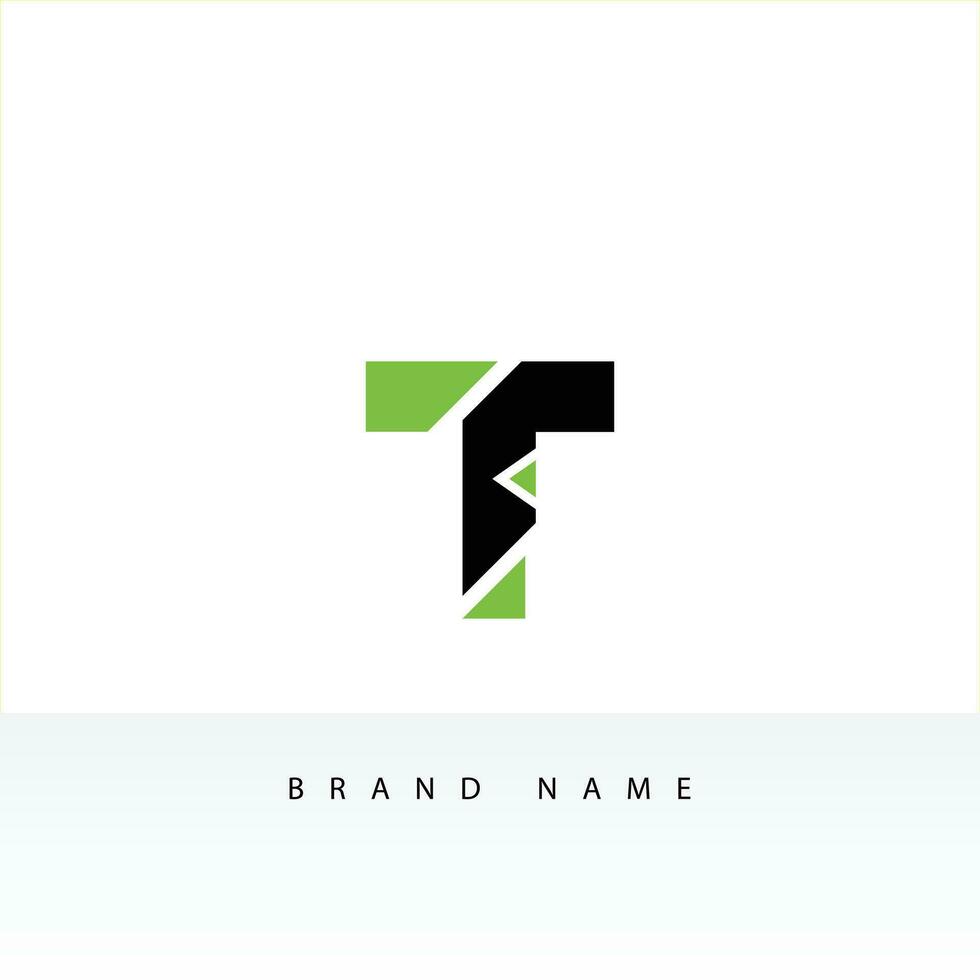 Abstract Initial Letter I and T Logo. Geometric Shape Linked Letter Origami Style isolated on Dark Background. Usable for Business, Technology and Branding Logos. Flat Vector Logo Design Template