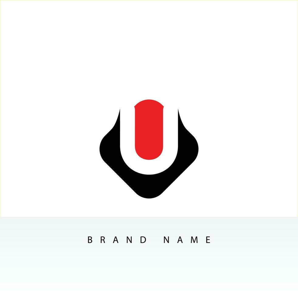 U letters logo. Business logotype with letters u vector