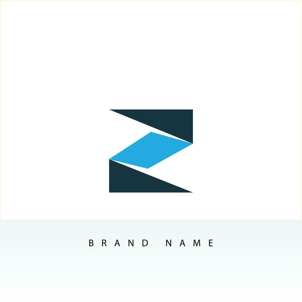 initial letter logo Z initial company icon business logo background illustration vector
