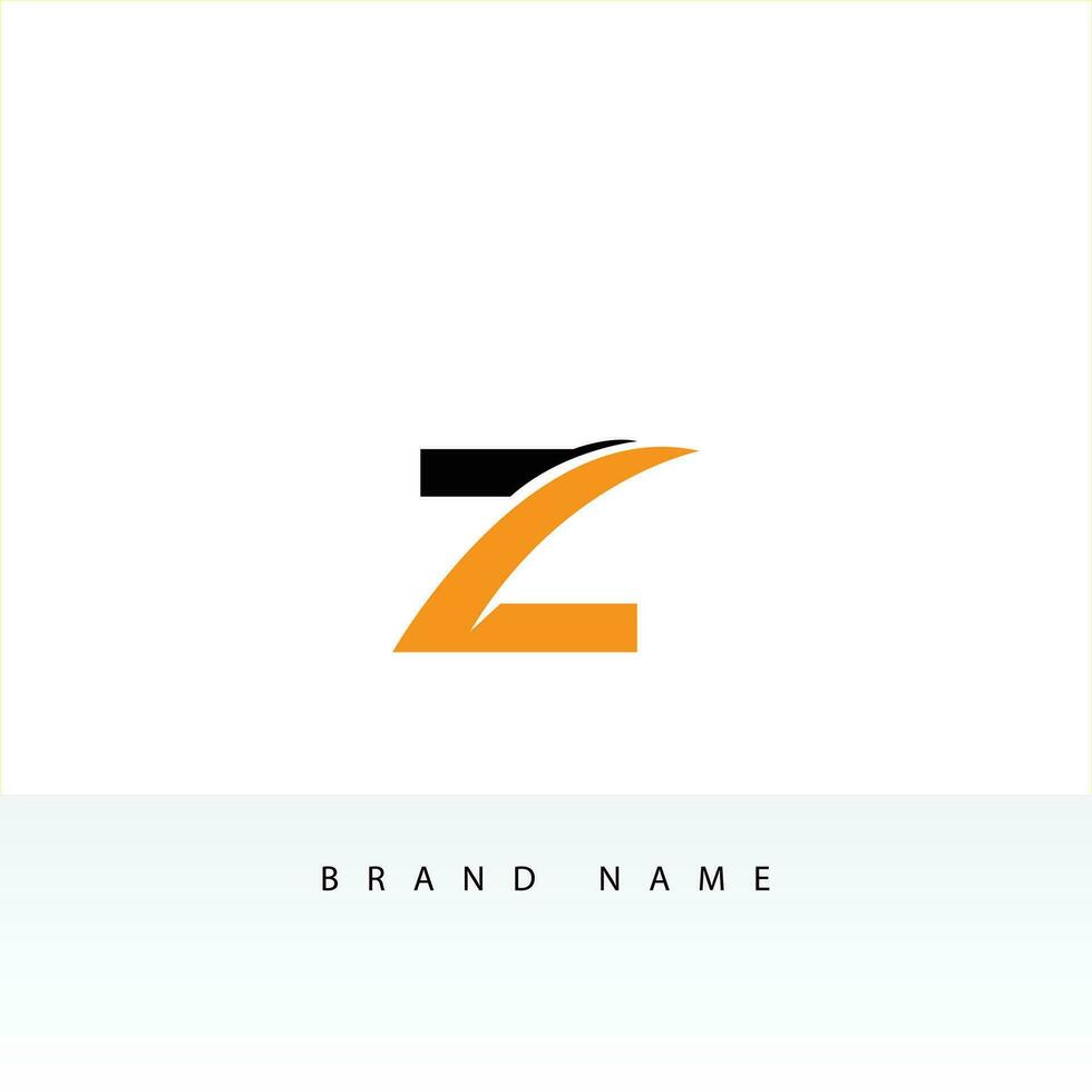 inicial letra logo z inicial empresa icono negocio logo antecedentes ilustración vector