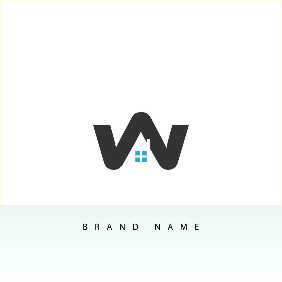 W Logo. Vector Graphic Branding Letter Element.