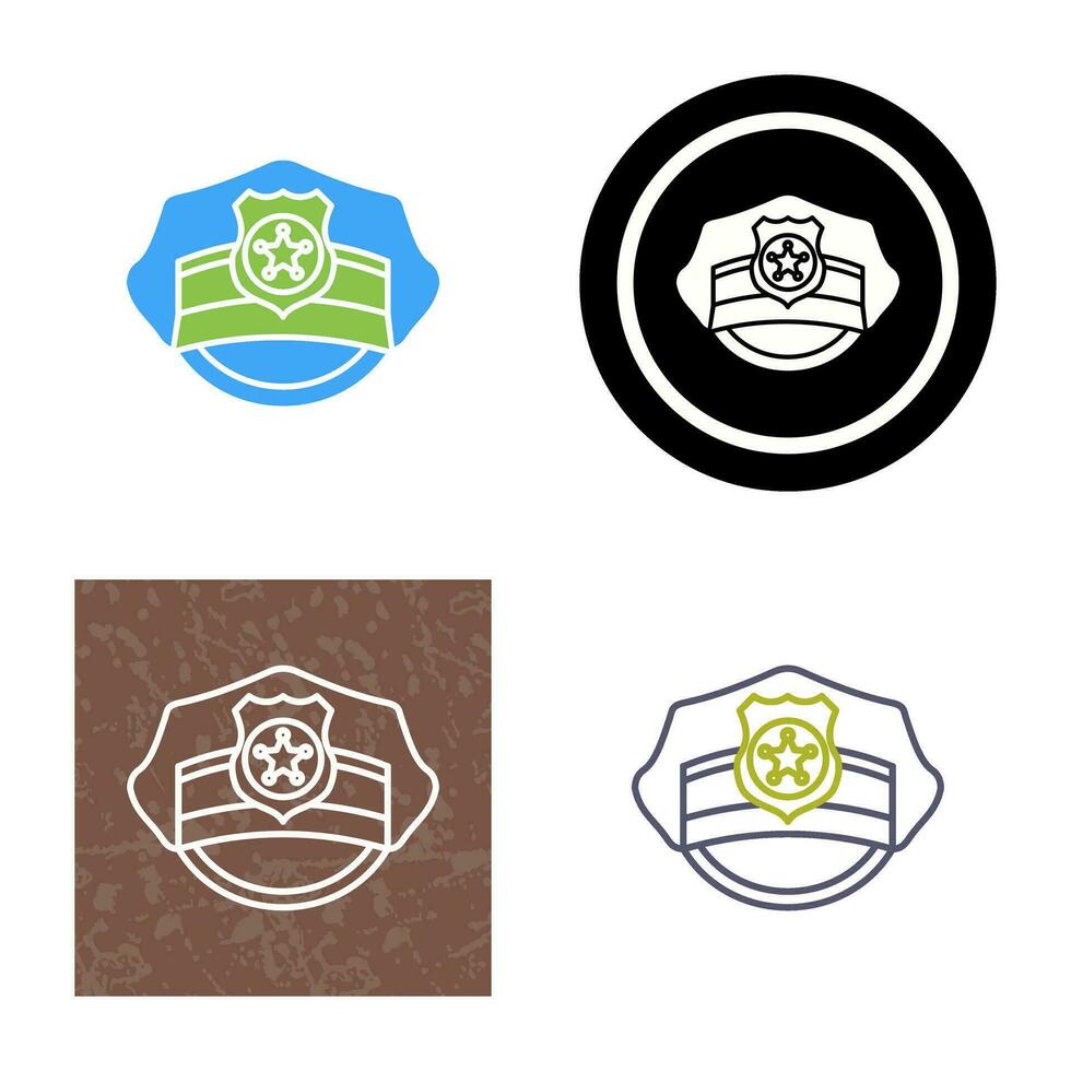 Police Hat Vector Icon