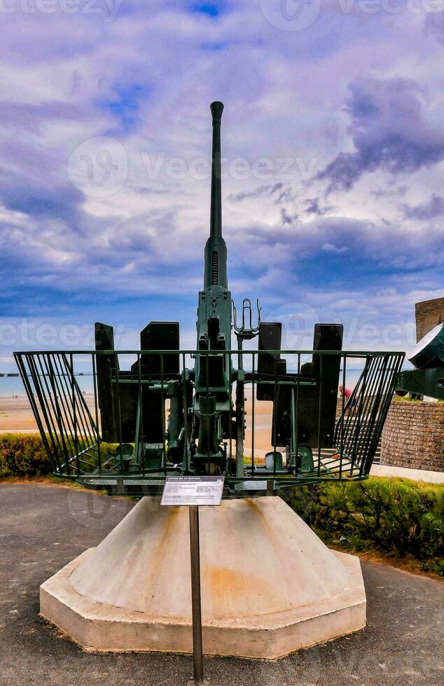 the cannon on the beach at the fort photo