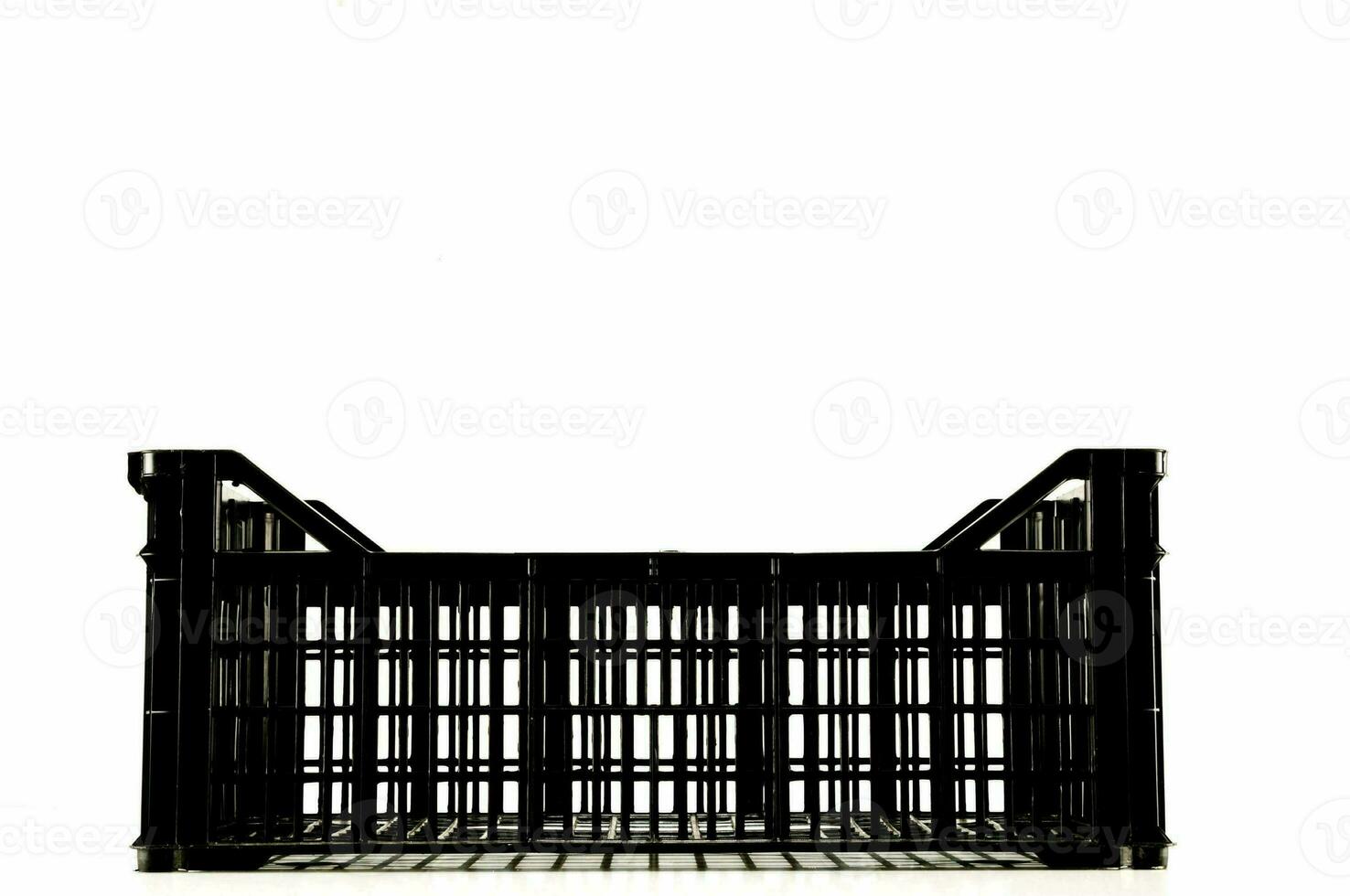 a black crate with a white background photo