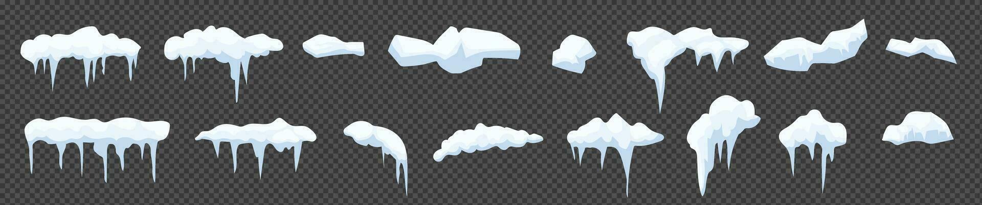 Snow icicle vector design. Ice cartoon vector