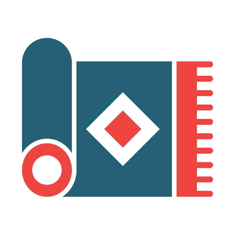 Mat Vector Glyph Two Color Icon For Personal And Commercial Use.