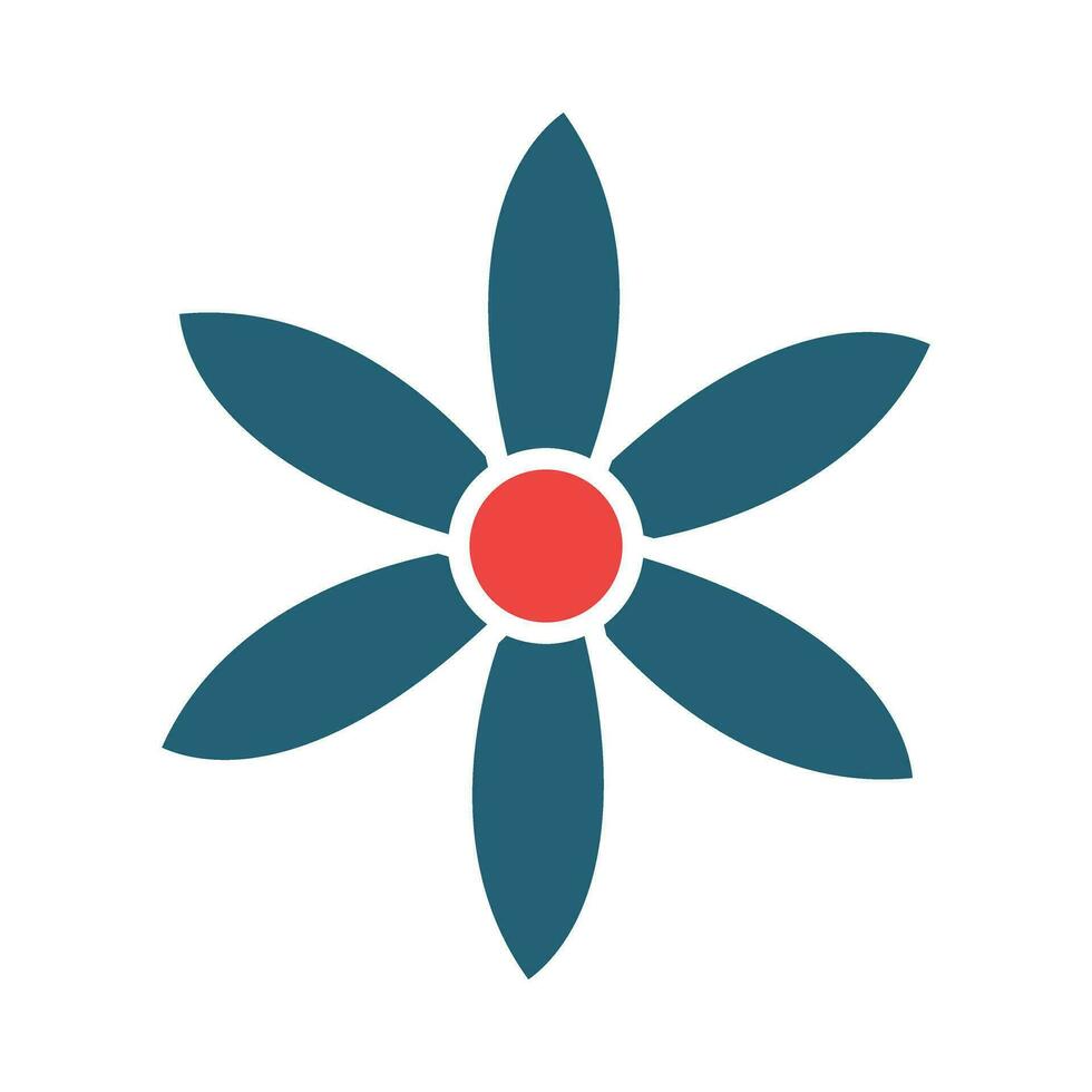 Jasmine Vector Glyph Two Color Icon For Personal And Commercial Use.