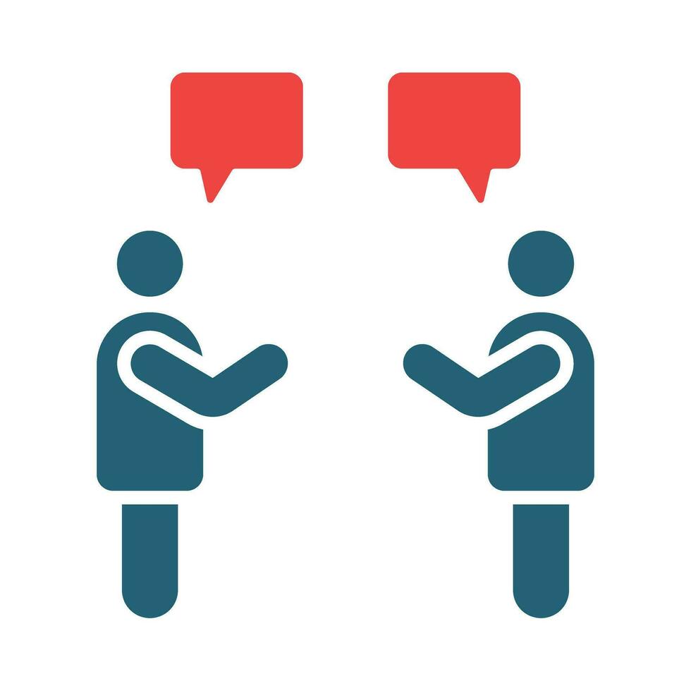 comunicación habilidades vector glifo dos color icono para personal y comercial usar.