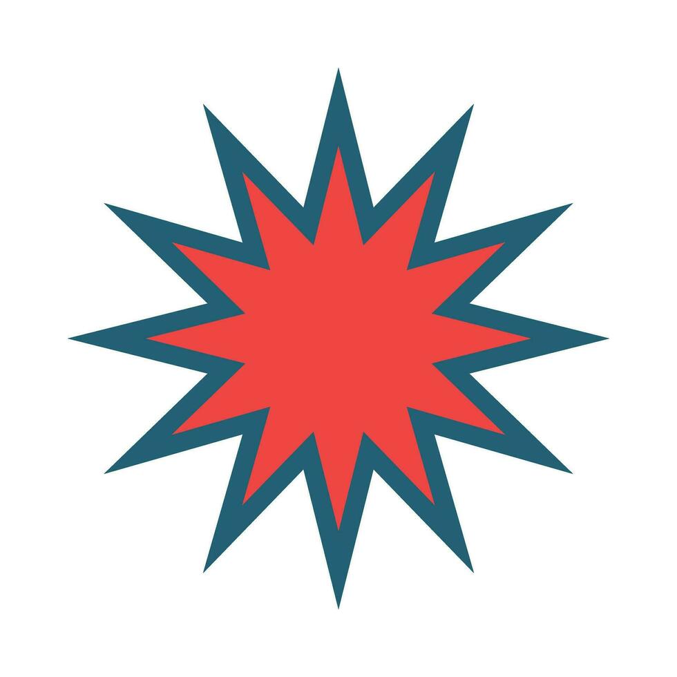 Explosion Vector Glyph Two Color Icon For Personal And Commercial Use.