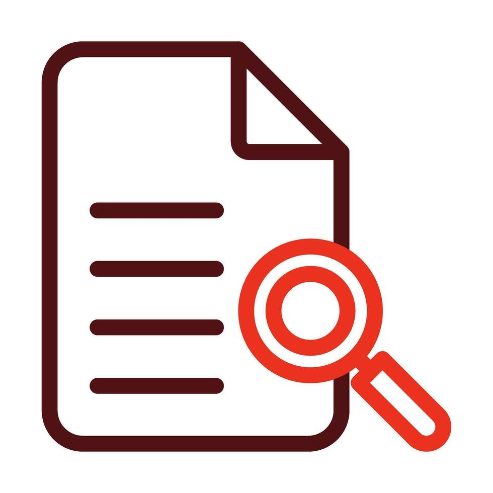 Business Analyst Vector Thick Line Two Color Icons For Personal And Commercial Use.