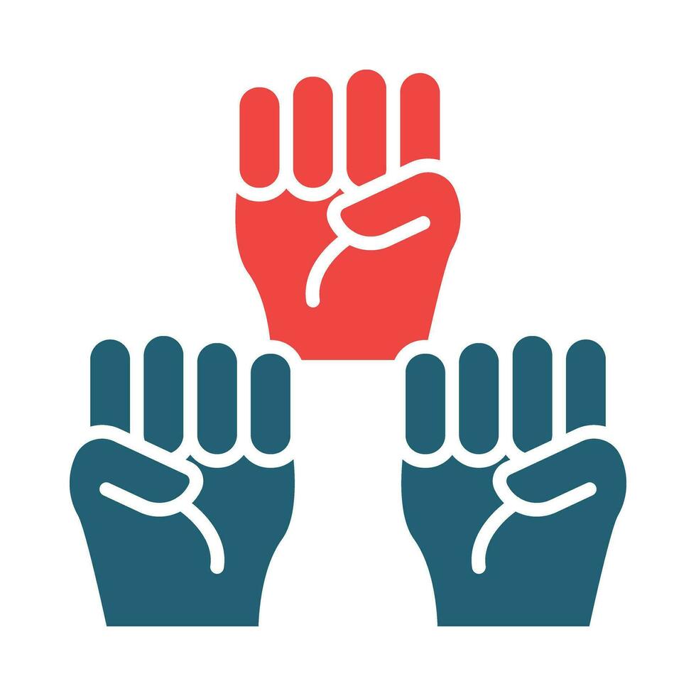 Movement Vector Glyph Two Color Icon For Personal And Commercial Use.