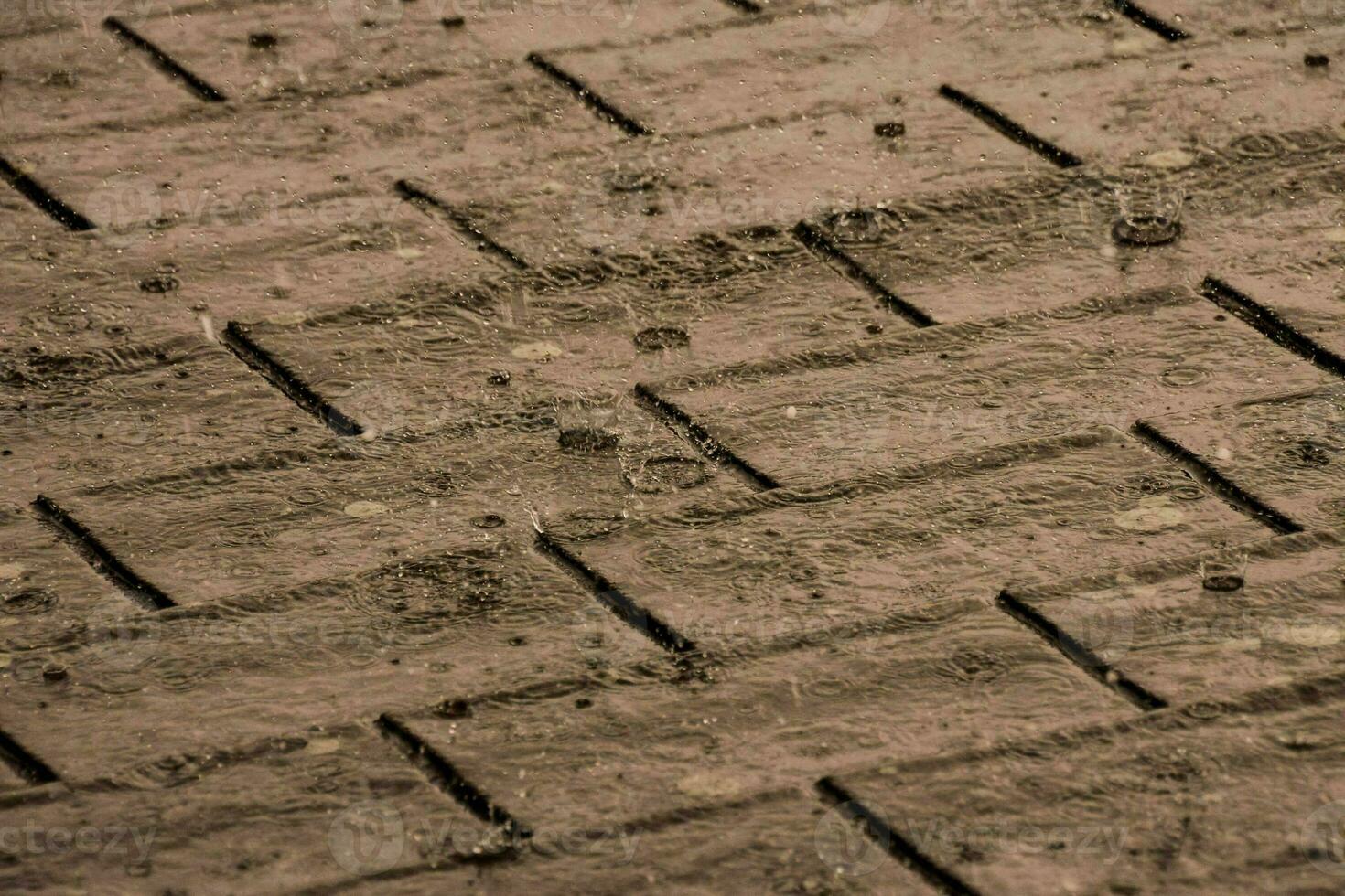 a brick wall with dirt and dirt on it photo