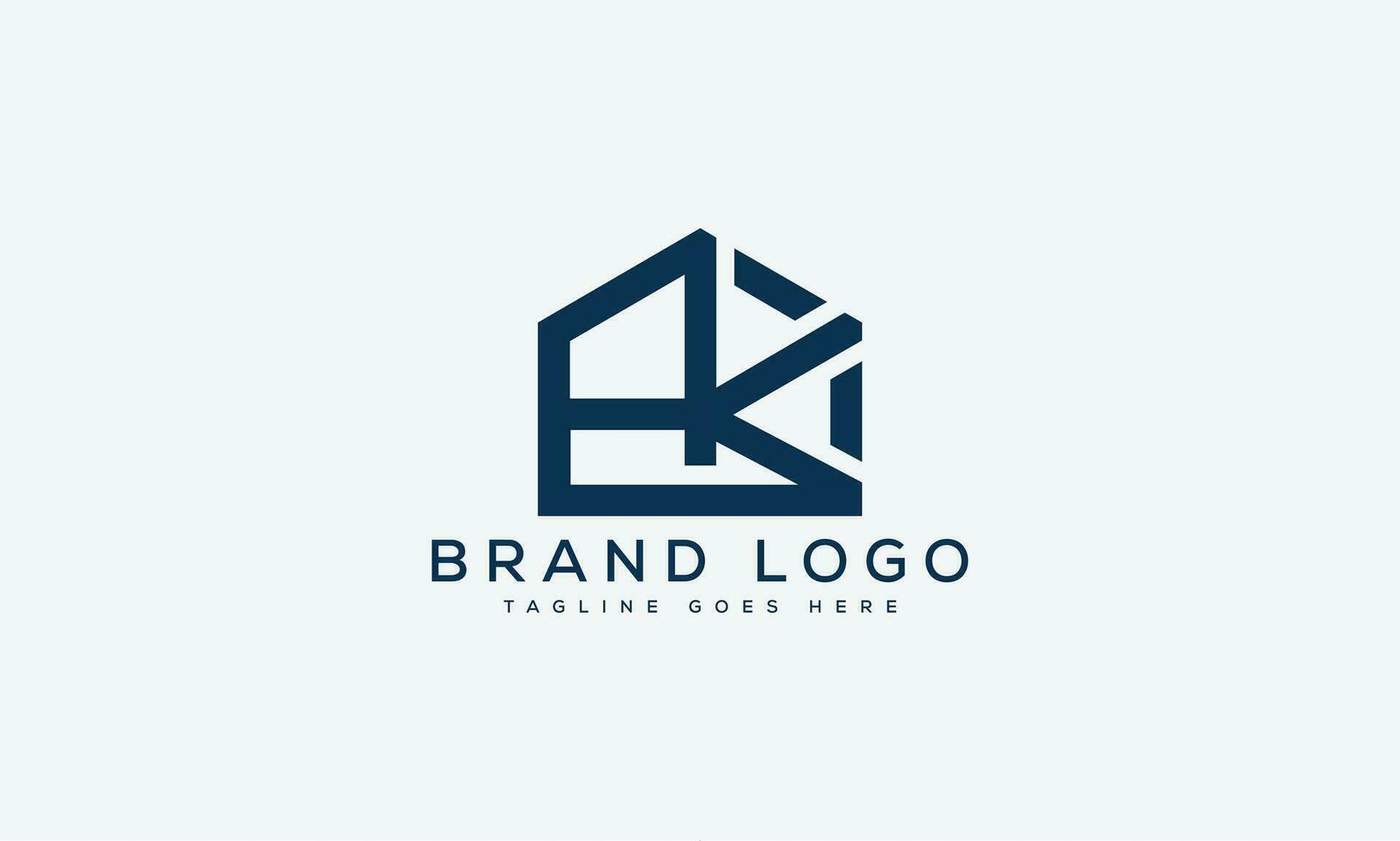 letter AK logo design vector template design for brand.