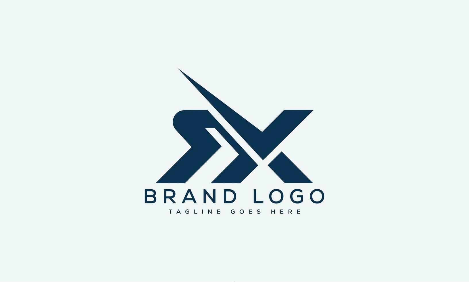 letter RX logo design vector template design for brand.