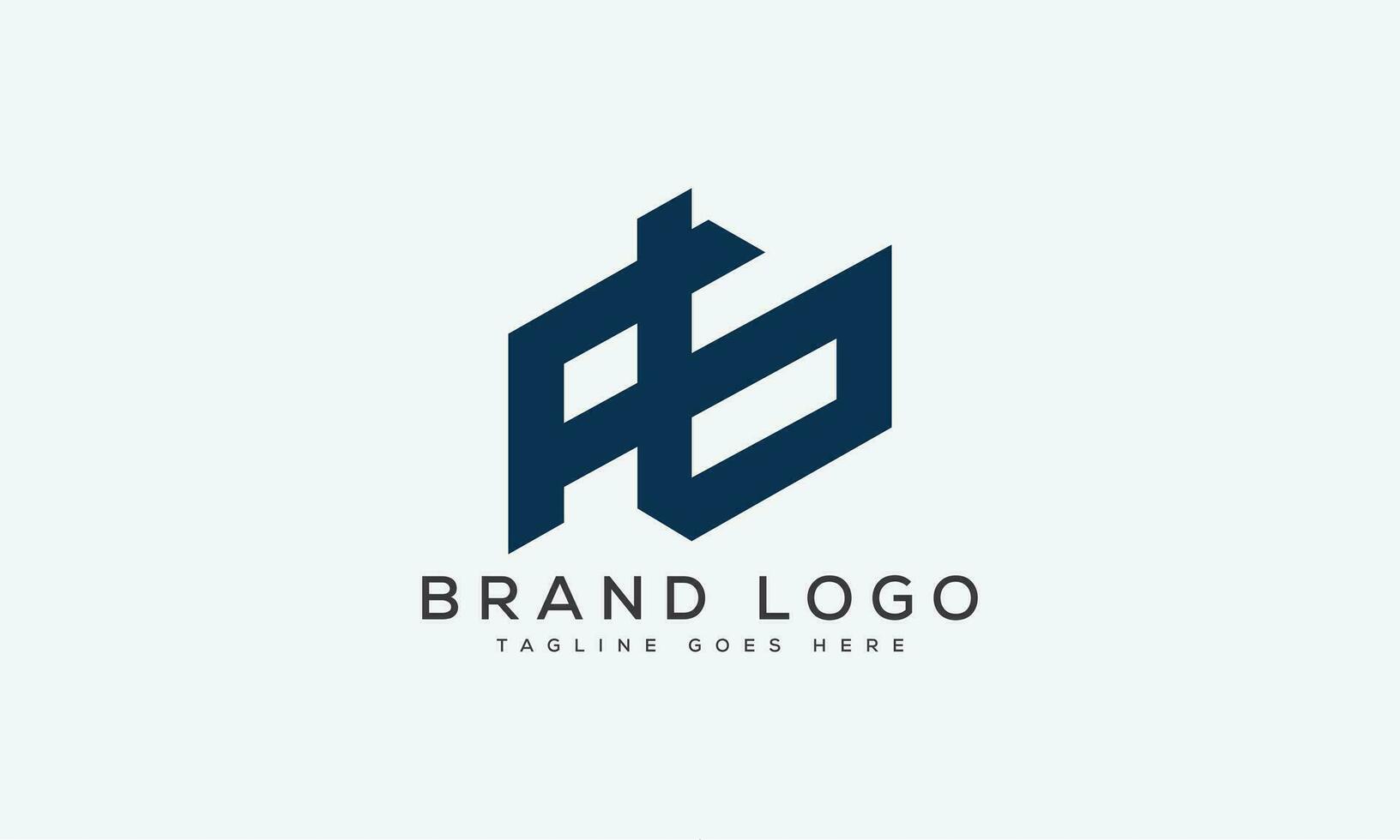 letter FB logo design vector template design for brand.