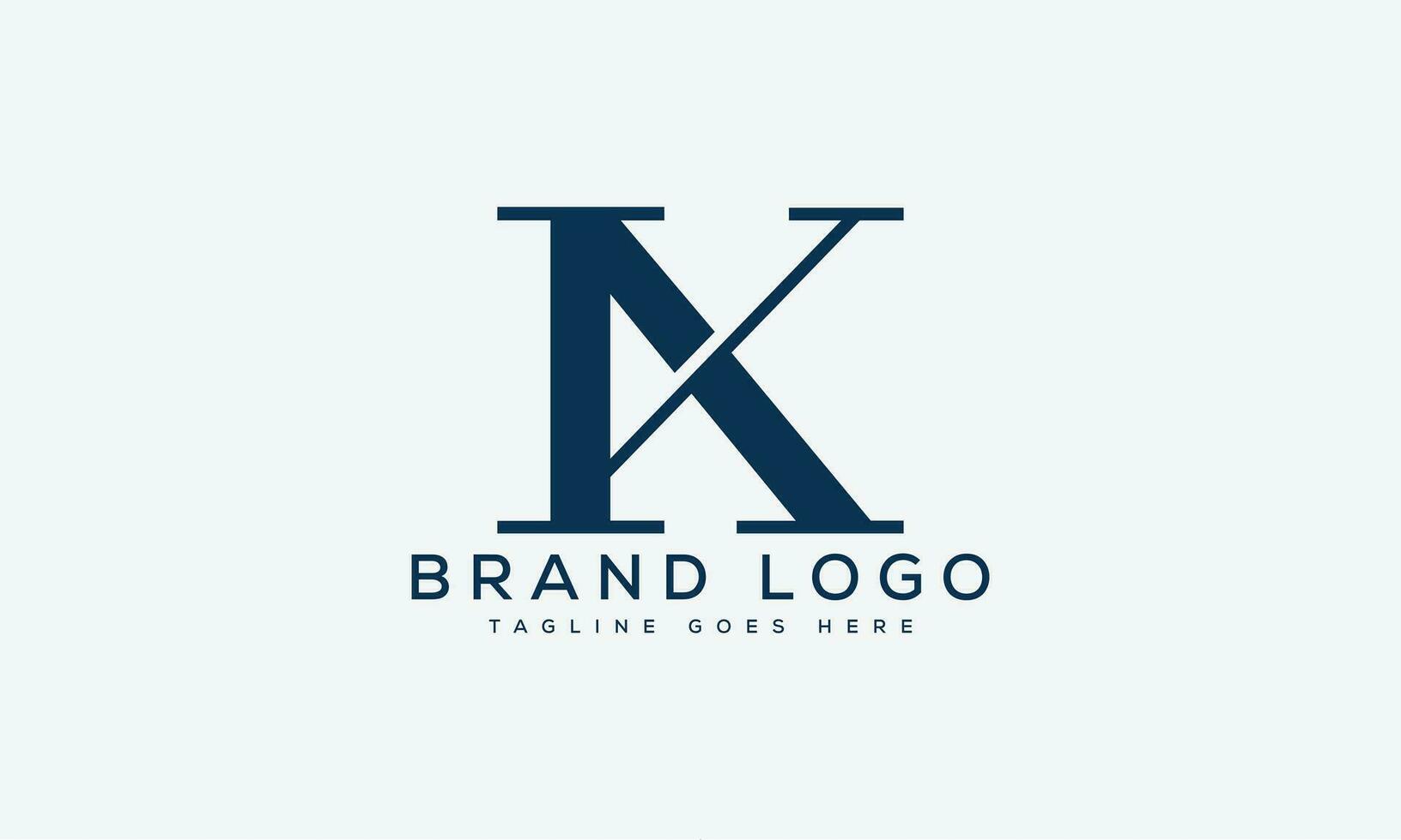 letter AK logo design vector template design for brand.