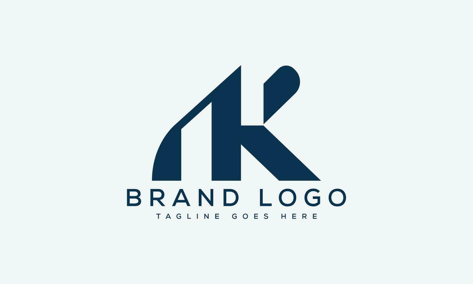 letter AK logo design vector template design for brand.