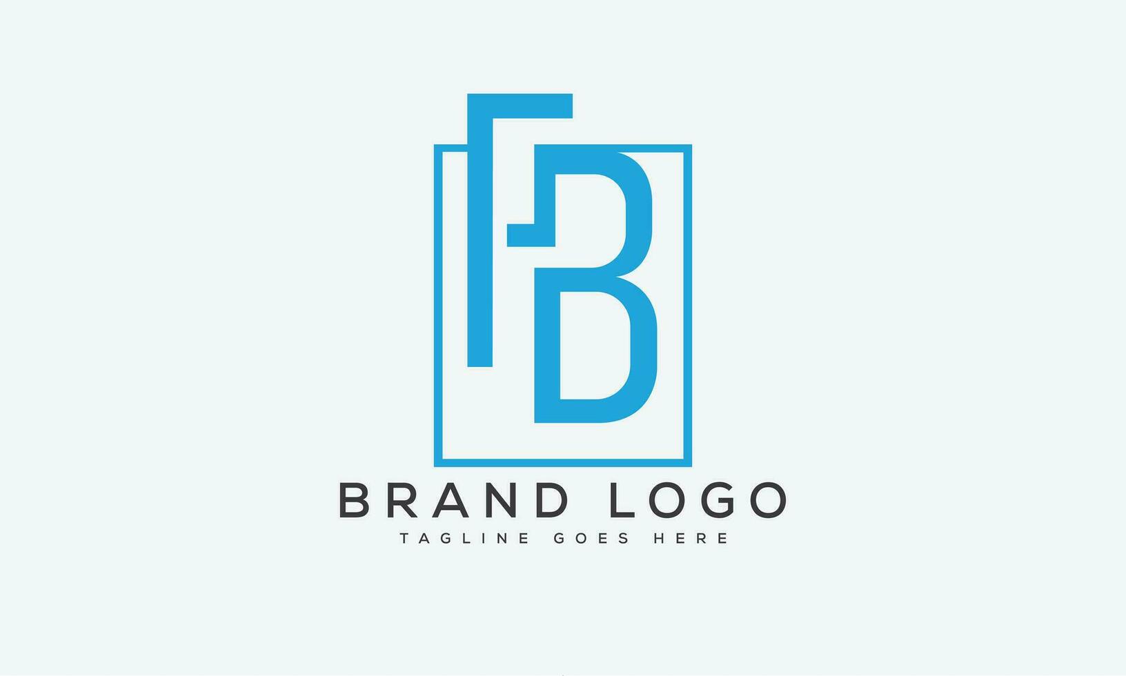 letter FB logo design vector template design for brand.