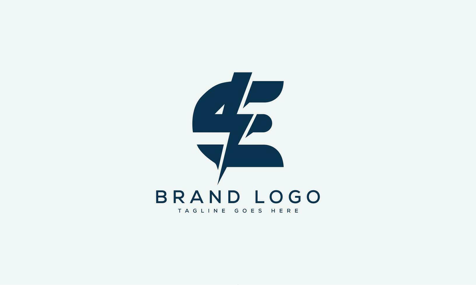 letter E logo design vector template design for brand.