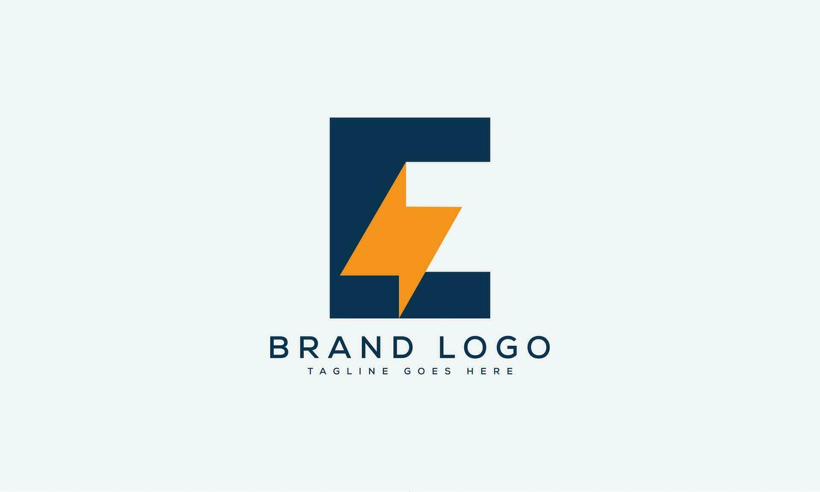 letter E logo design vector template design for brand.
