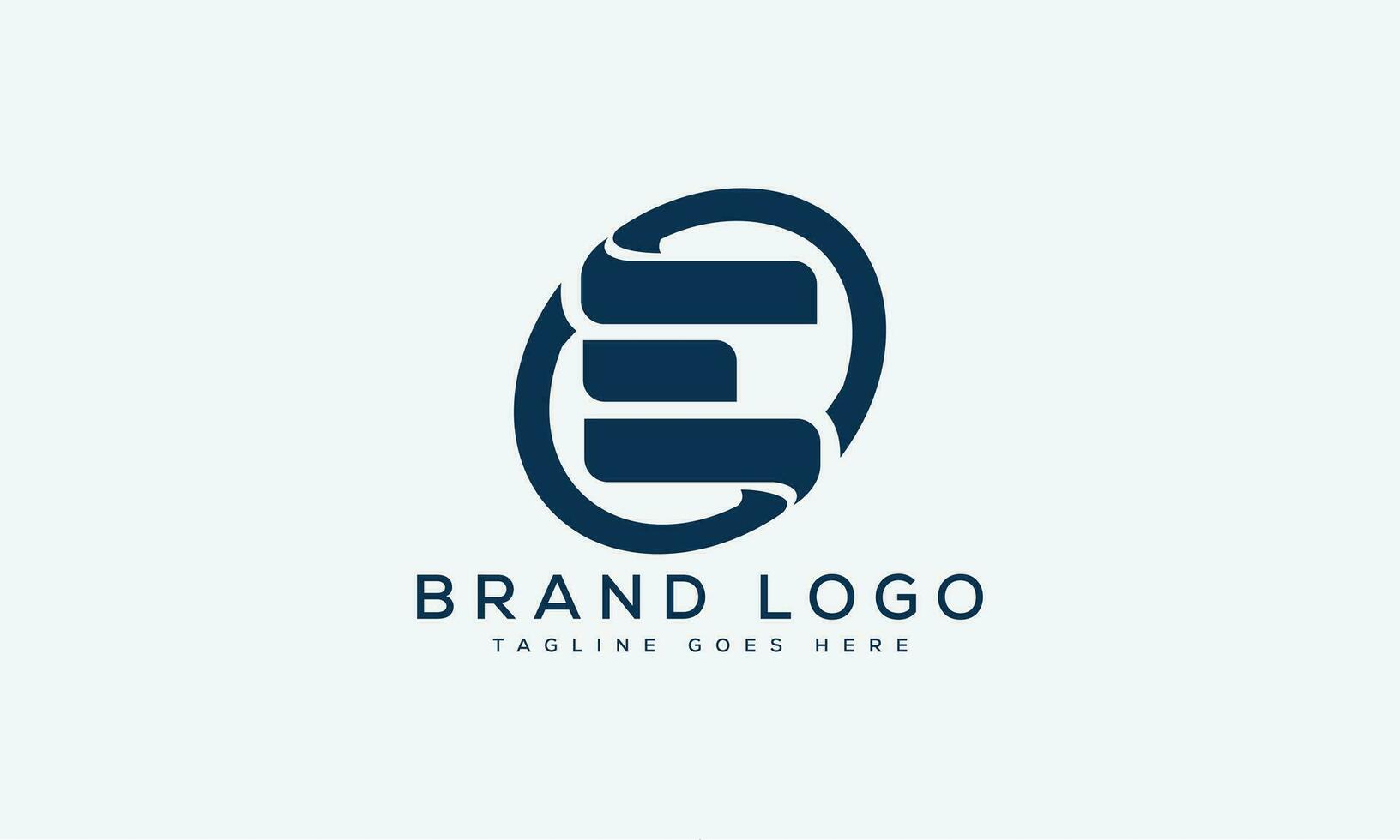 letter E logo design vector template design for brand.