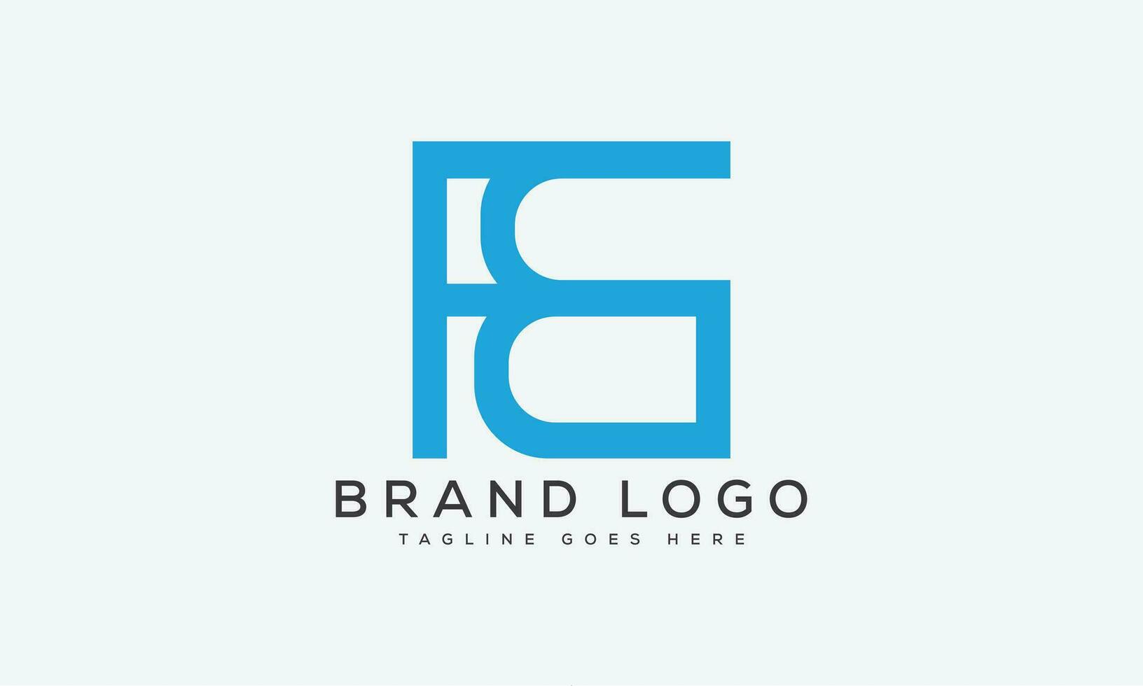 letter FB logo design vector template design for brand.