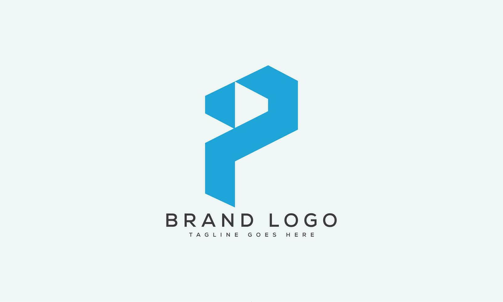letter P logo design vector template design for brand.
