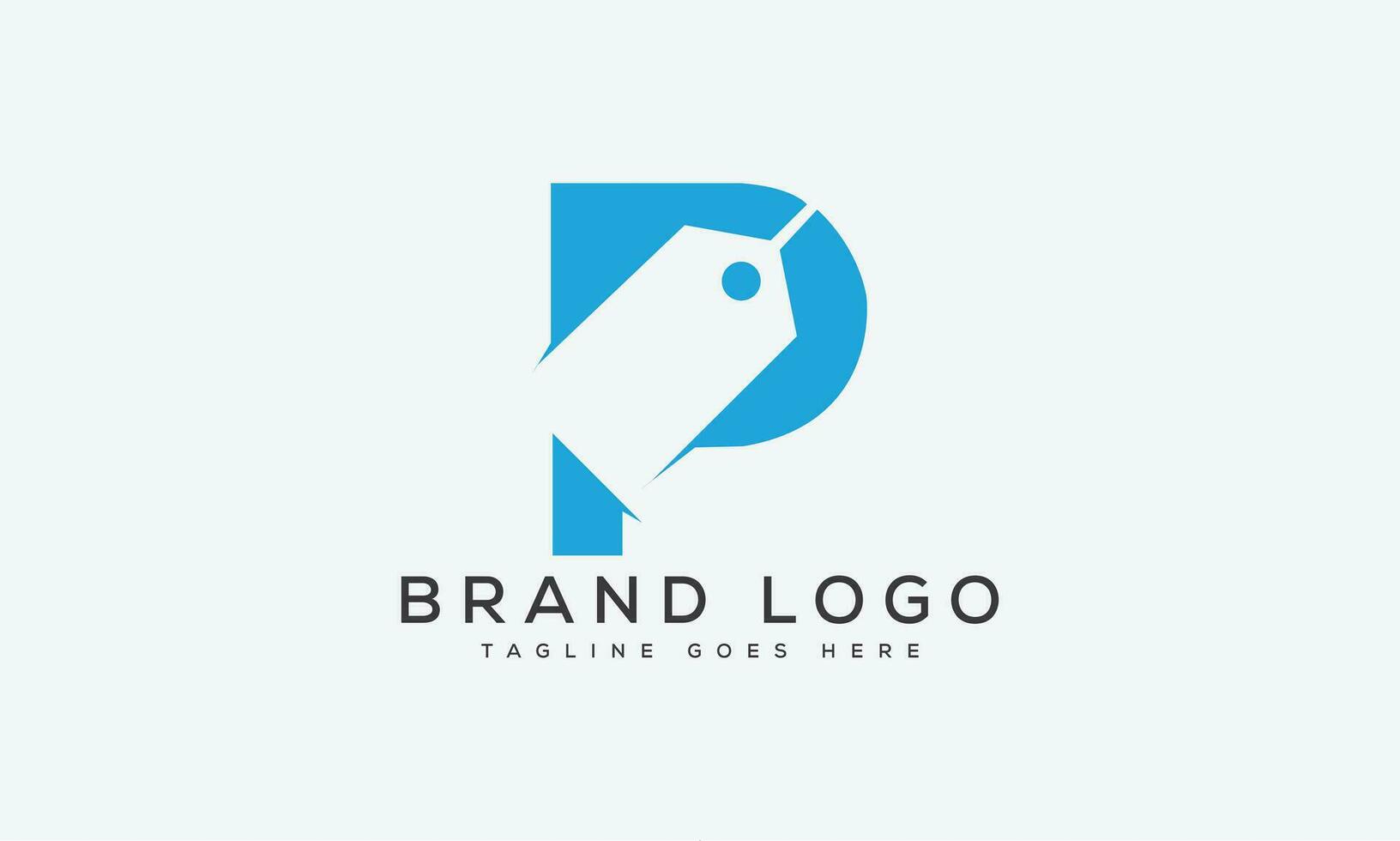 letter P logo design vector template design for brand.