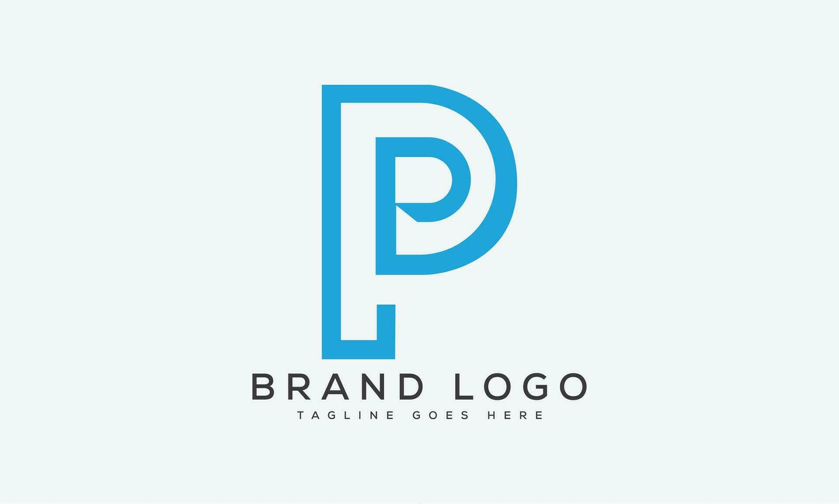 letter P logo design vector template design for brand.