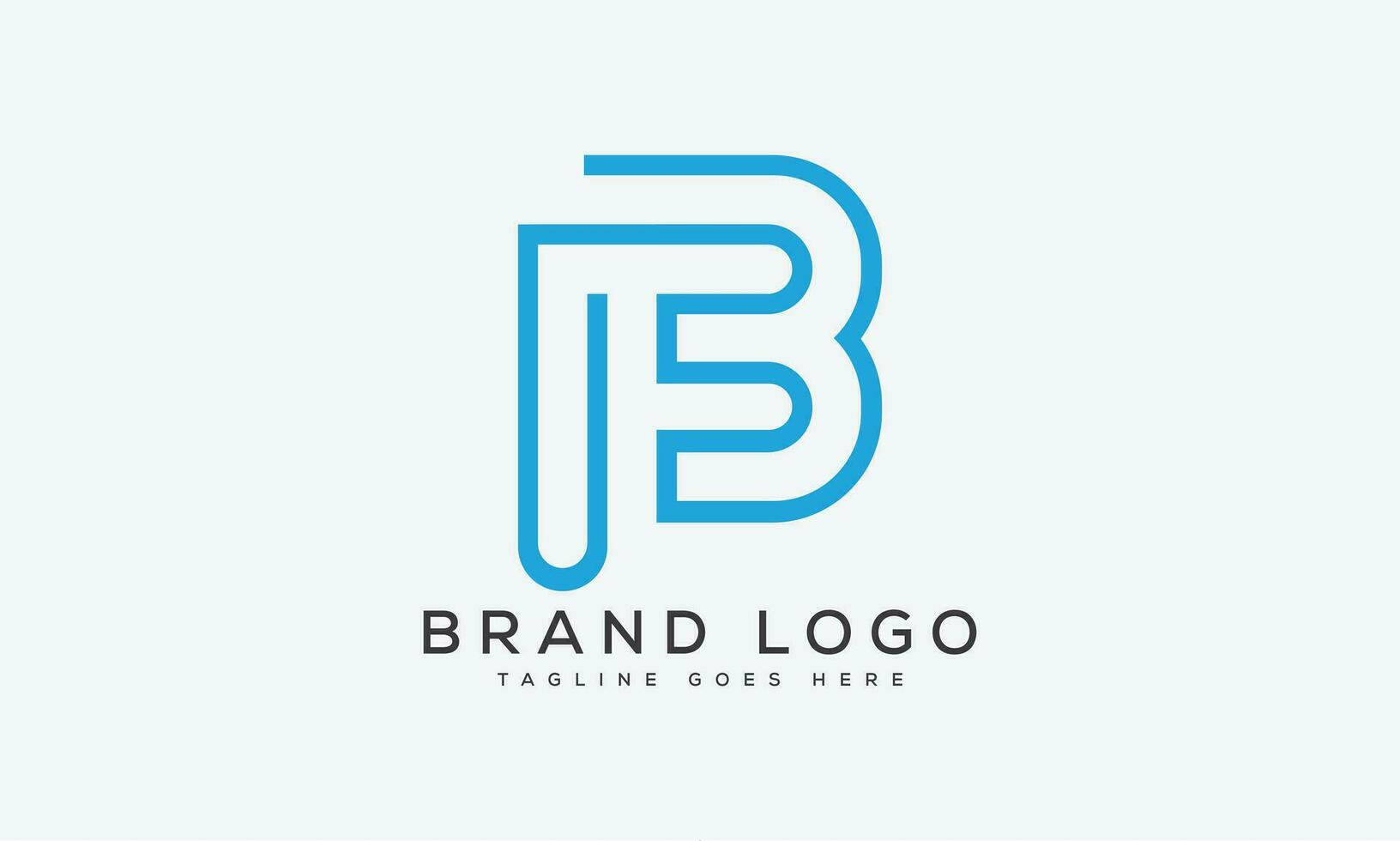 letter FB logo design vector template design for brand.