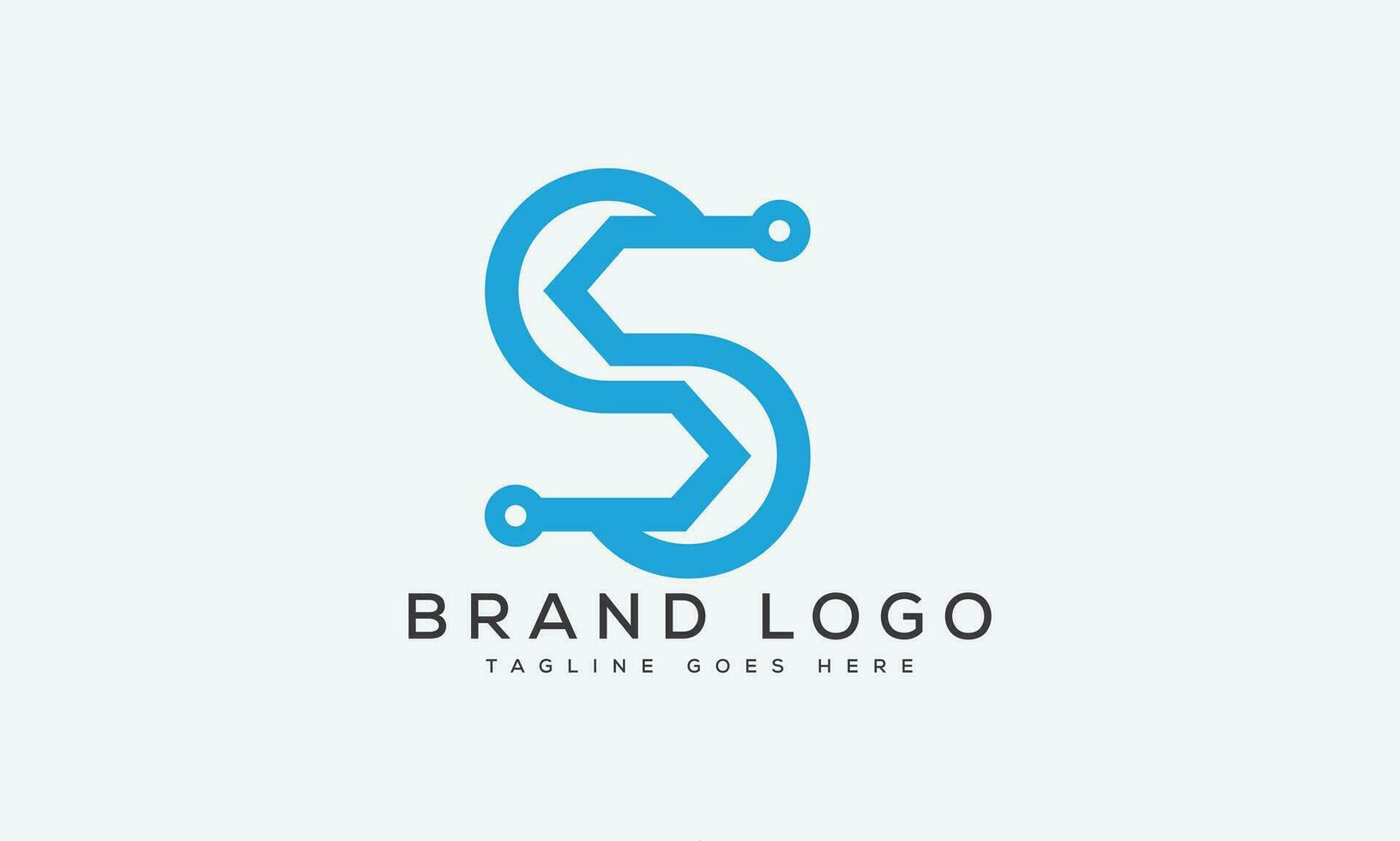 letter S logo design vector template design for brand.