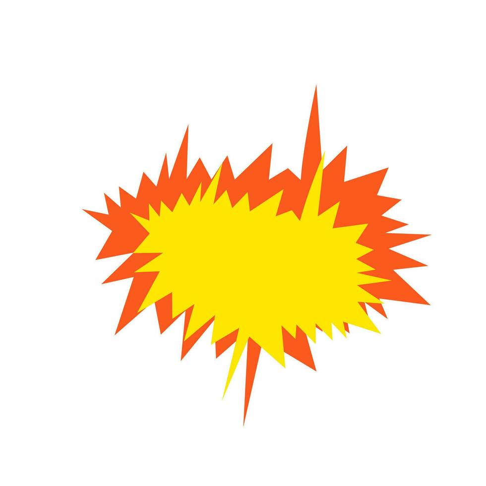 an explosion of orange and yellow vector