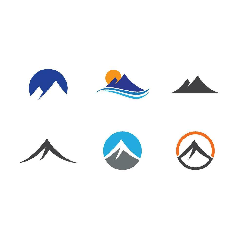 Mountain  logo icon vector