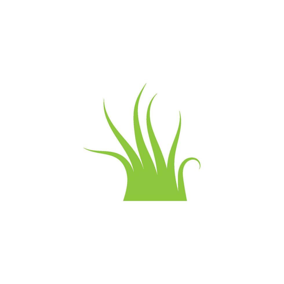 diseño de icono de hierba vector